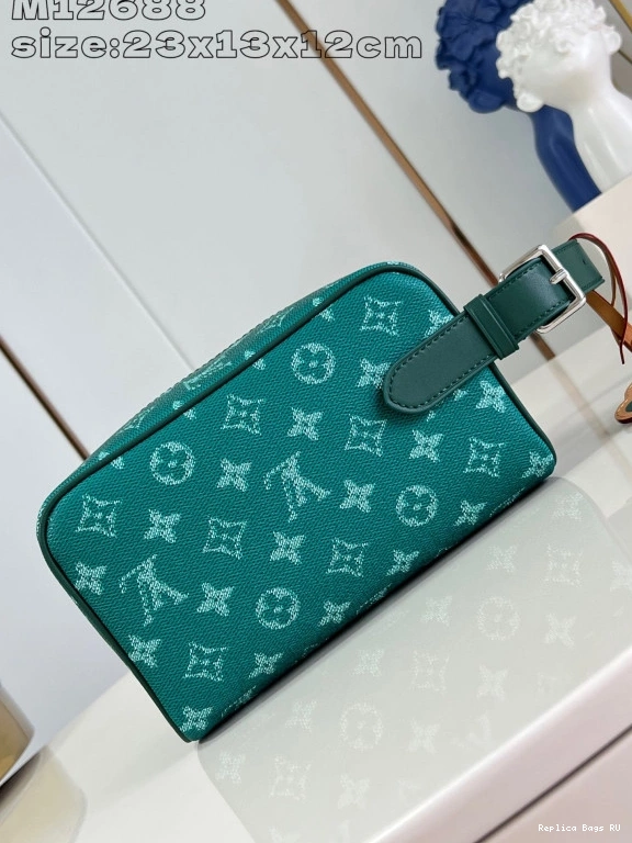 Affordable KIT bag-23*13*12CM LOUIS LOCKER DOPP VUITTON 0717